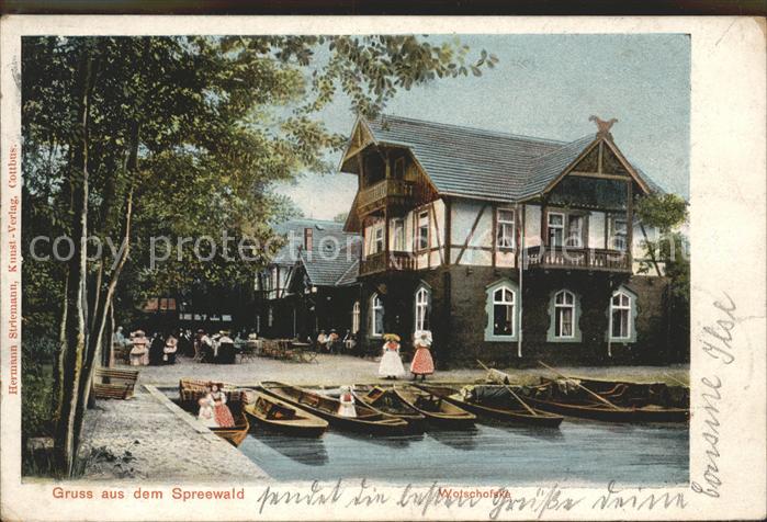 Wotschofska Waldhotel Restaurant Kahn Anlegestelle