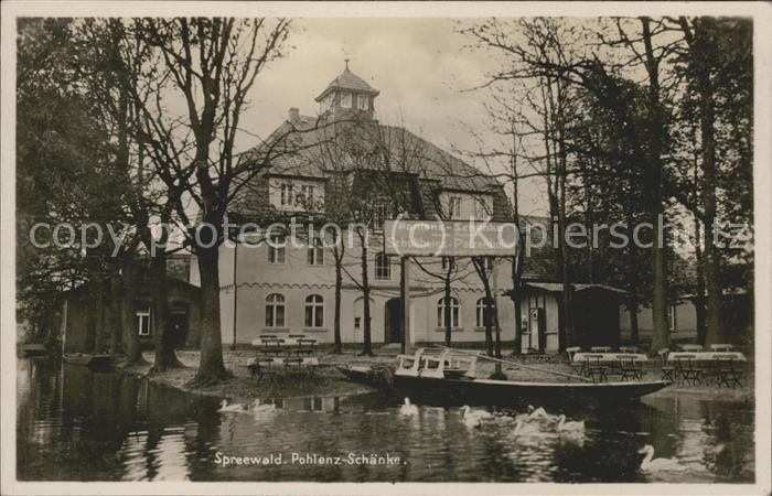 Luebbenau Spreewald Gasthaus Pohlenzschänke Wasserstrasse K
