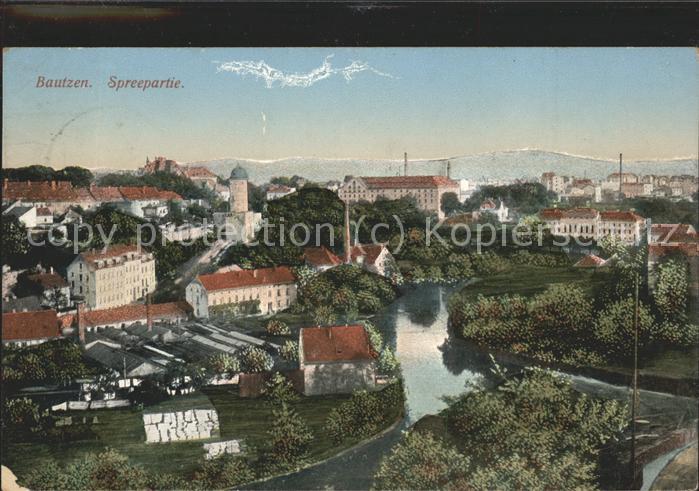 Bautzen Sachsen Partie an der Spree