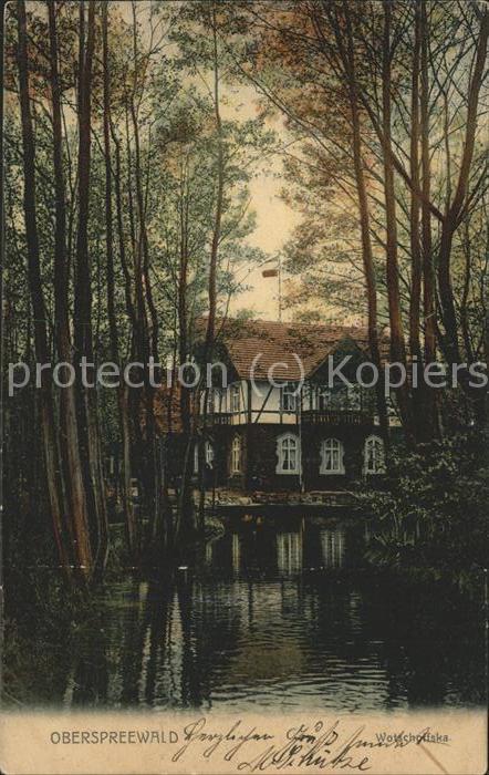 Wotschofska Waldhotel Restaurant Kahn Anlegestelle