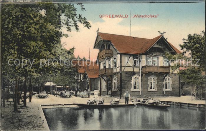 Wotschofska Waldhotel Restaurant Kahn Anlegestelle