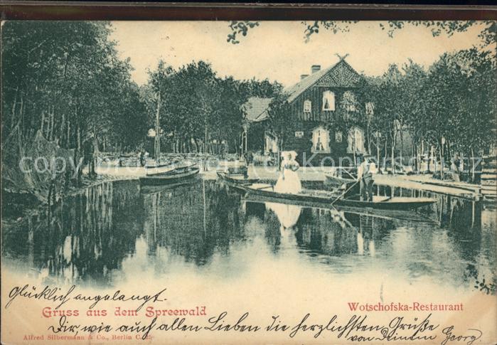 Wotschofska Waldhotel Restaurant Kahn Anlegestelle