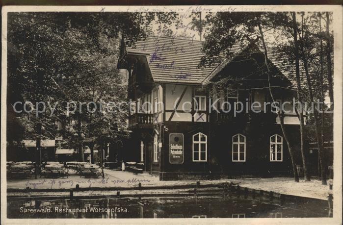 Wotschofska Waldhotel Restaurant Wasserstrasse Bahn
