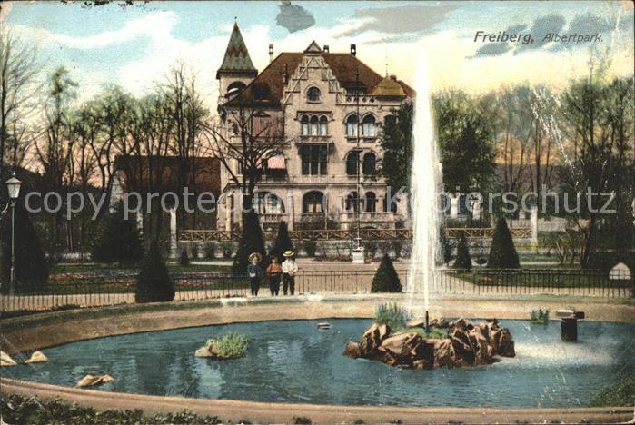 Freiberg Sachsen Partie im Albertpark