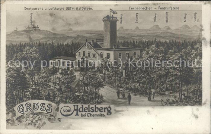 Adelsberg Chemnitz Adelsbergturm