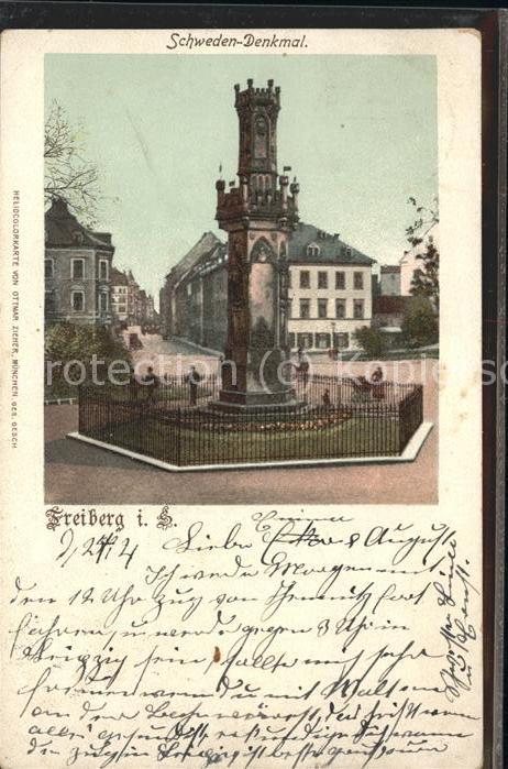 Freiberg Sachsen Schwedendenkmal