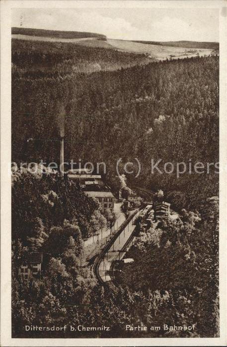 Dittersdorf Amtsberg Partie am Bahnhof