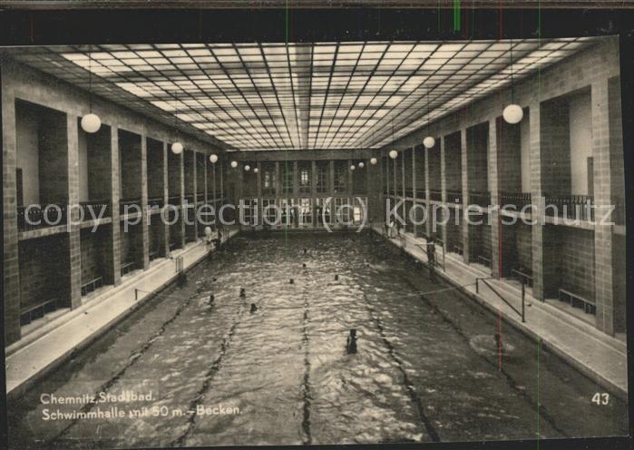 CHEMNITZ Sachsen Schwimmbecken im Stabad