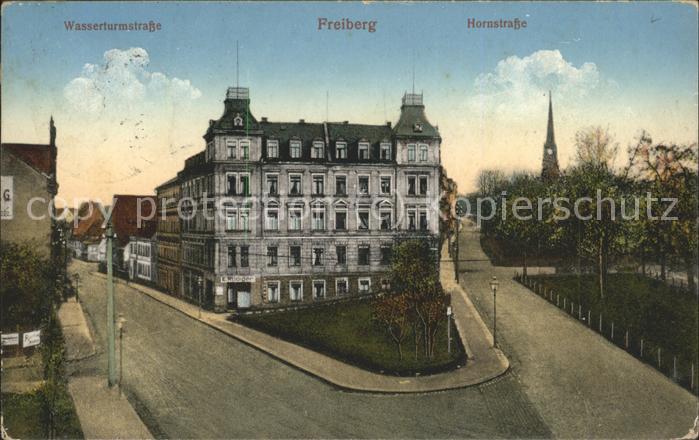 Freiberg Sachsen Wasserturm- u.Hornstrasse