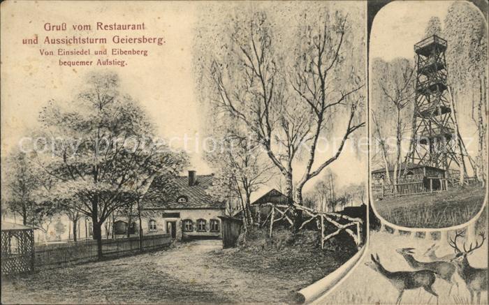 Einsiedel Erzgebirge Restaurant u.Aussichtsturm Geiersberg
