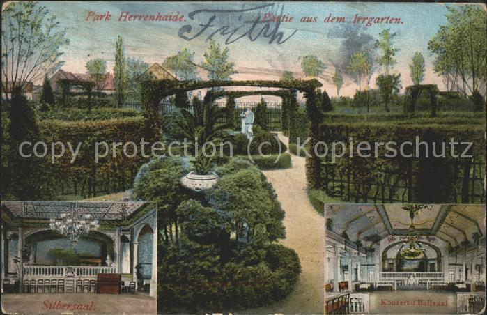 Burgstaedt Sachsen Park Herrenhaide