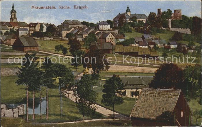 Frauenstein Sachsen Ortsansicht
