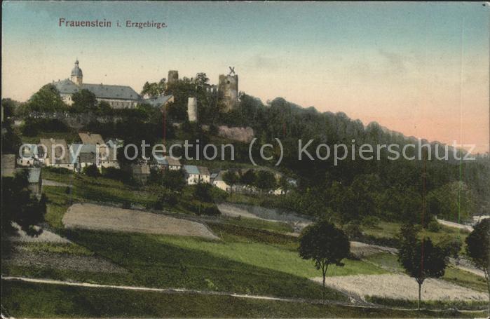 Frauenstein Sachsen Schloss Ruine