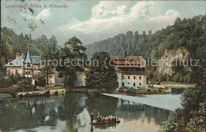 Mittweida Lauenhainer Mühle Bootspartie