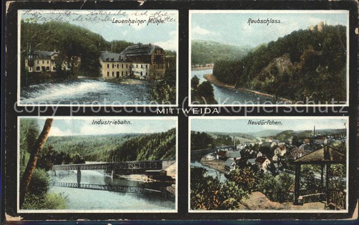 Mittweida Lauenhainer Mühle Raubschloss Industrie