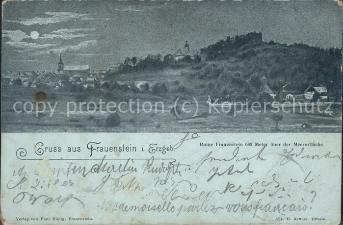 Frauenstein Sachsen Ruine Frauenstein