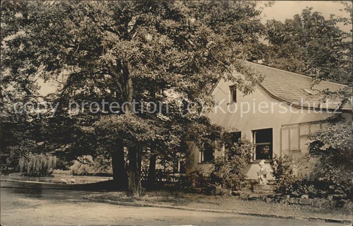 Mittweida HO Gaststätte Kaffee am Schwanenteich
