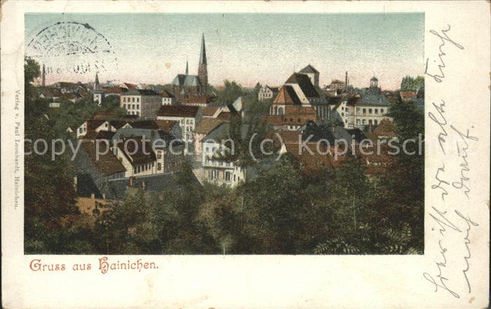 Hainichen Sachsen Ortsblick