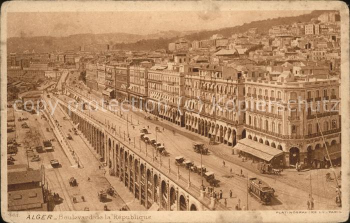 Alger Algerien Boulevard de la Republique