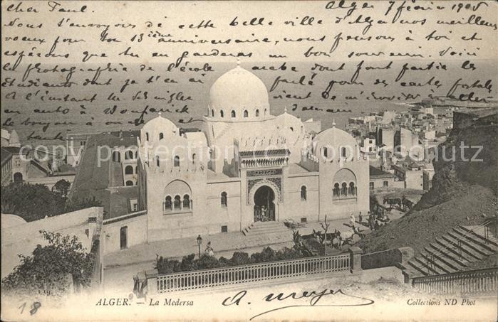Alger Algerien La Medersa