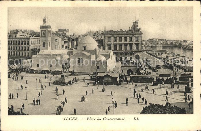 Alger Algerien Place du Gouvernement Statue du duc d_O