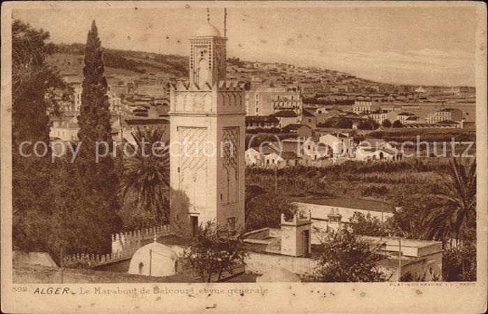 Alger Algerien Le Marabout de Belcourt vue generale