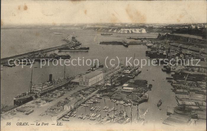 Oran Algerie Le Port Bateaux