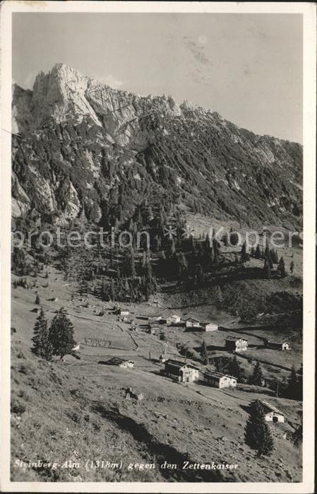 Scheffau Wilden Kaiser Steinbergalm gegen den Zettenkaiser NZ4