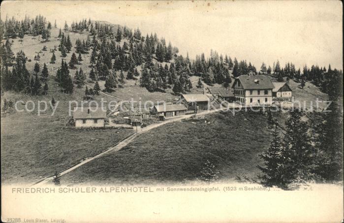 Maria Schutz Niederoesterreich Friedrich Schüler Alpenhotel mit Sonnwe