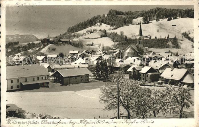 Oberstaufen Oberallgaeu Bayern Kapf Saentis