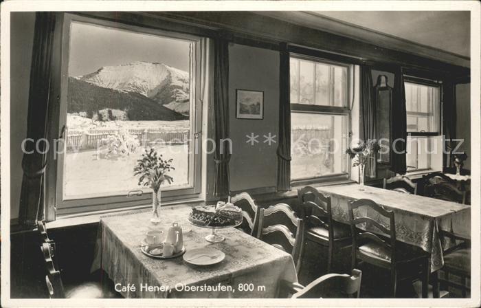 Oberstaufen Oberallgaeu Bayern Cafe Hener