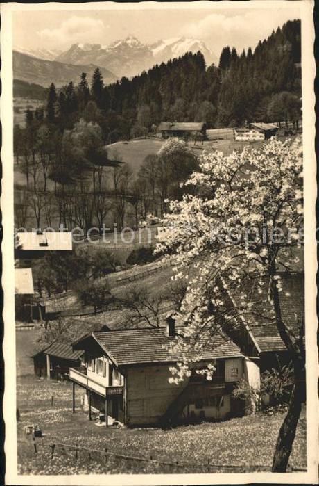 Oberstaufen Oberallgaeu Bayern Weissachtale