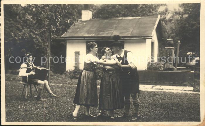 Hindelang Musikant Akkordeon Tanz Trachten