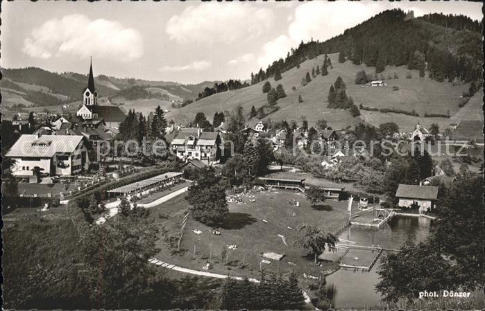 Oberstaufen Oberallgaeu Bayern Kurpark Schwimmbad