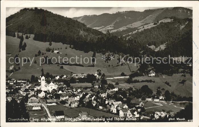 Oberstaufen Oberallgaeu Bayern Staufenberg Thaler Almen