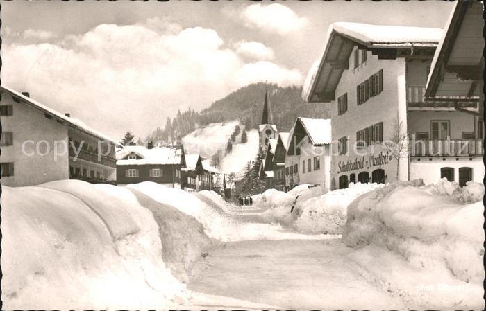 Oberstaufen Oberallgaeu Bayern Hugo v. Koenigsegg-Strasse