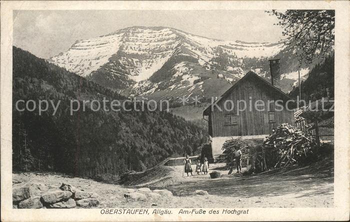 Oberstaufen Oberallgaeu Bayern Hochgrat