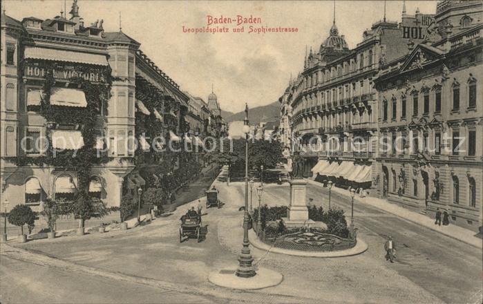 BADEN-BADEN BW Leopoldsplatz Sophienstrasse
