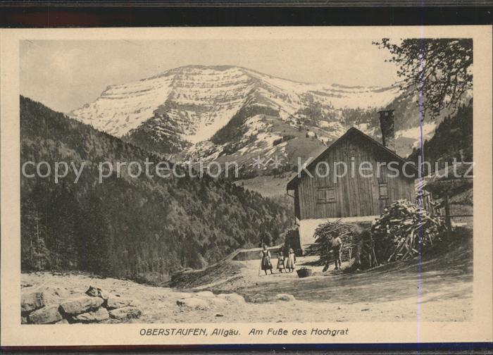 Oberstaufen Oberallgaeu Bayern Hochgrat