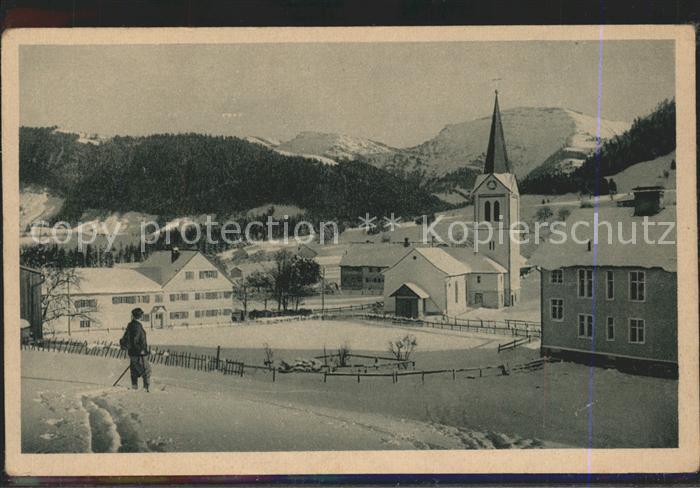 Oberstaufen Oberallgaeu Bayern Kirche