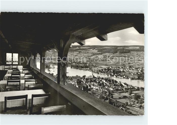 Stein Rhein Burg Hohenklingen Restaurant Terrasse