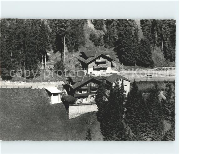 Adelboden Frutigen BE Chalet Violetta Fliegeraufnahme