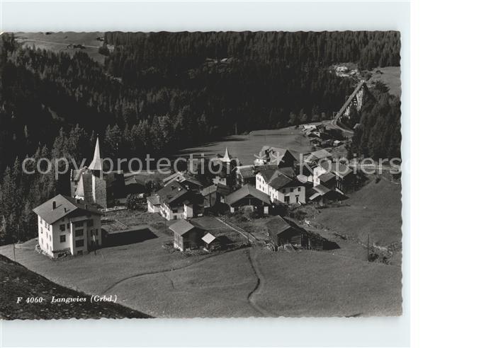 Langwies GR Fliegeraufnahme
