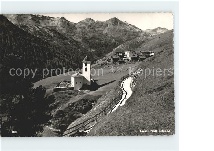 Cresta Celerina Bergkirche Alpenpanorama