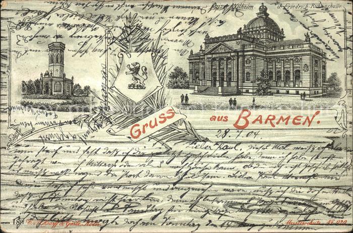 Barmen Wuppertal Ruhmeshalle