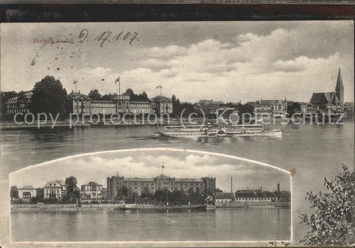 Biebrich Wiesbaden Rheinpanorama