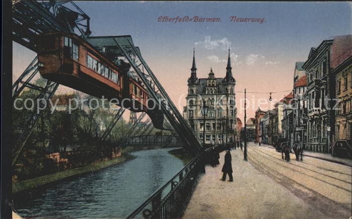 Elberfeld Wuppertal Schwebebahn Neuer Weg