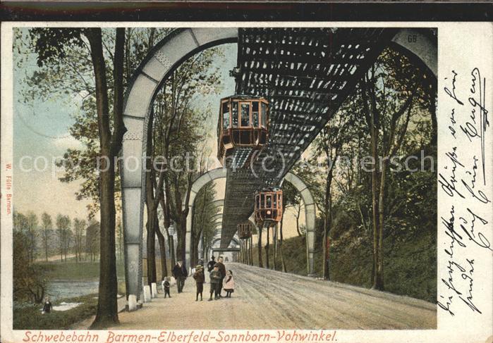 Barmen Wuppertal Schwebebahn