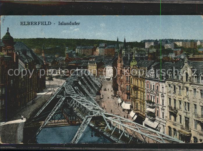 Elberfeld Wuppertal Schwebebahn Islandufer