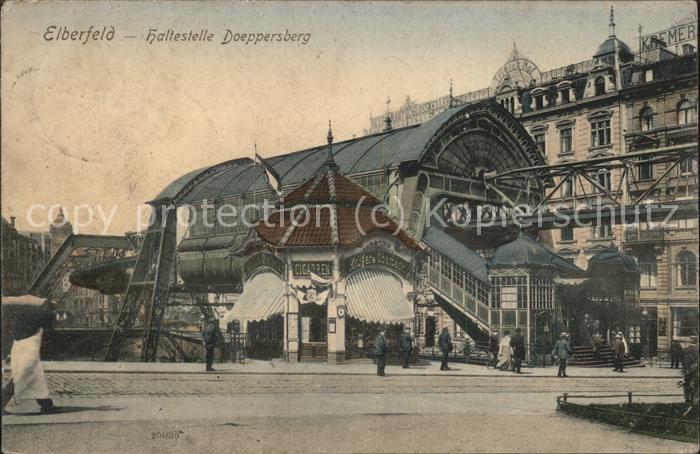 Elberfeld Wuppertal Schwebebahn Doeppersberg